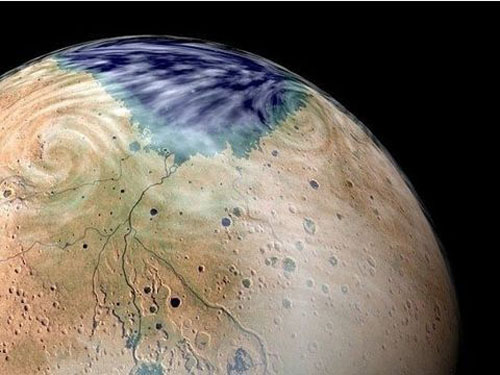 美科学家证实数亿年前的火星曾拥有海洋，或持续过几百万年的文明