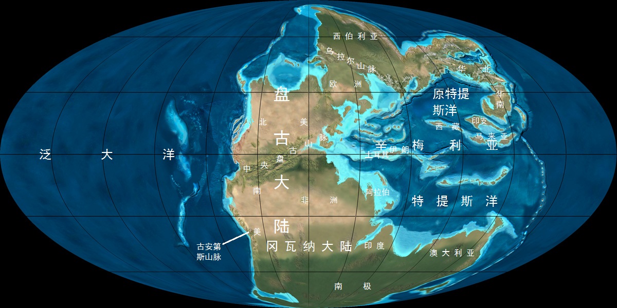 2.5亿年前的地球上神秘的存在——盘古大陆