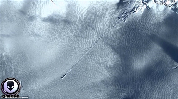 外星人UFO坠毁南极？谷歌地球发现惊人卫星图片