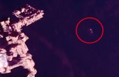 国际空间站附近疑似出现神秘三角形UFO 大小如同战舰