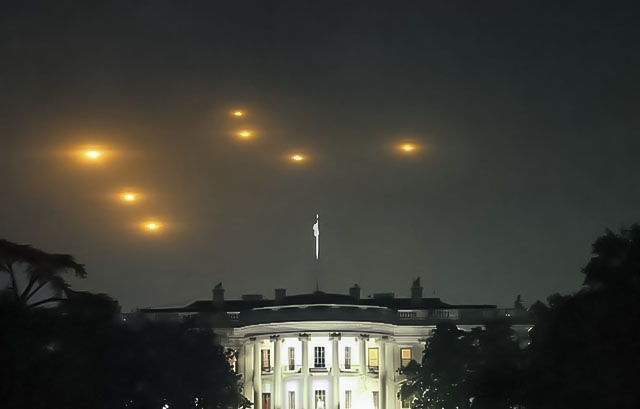 1952年华盛顿UFO事件，雷达上发现了七个不明飞行物